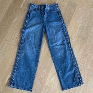 Old Navy Sky-Hi Wide Leg Blue Jeans